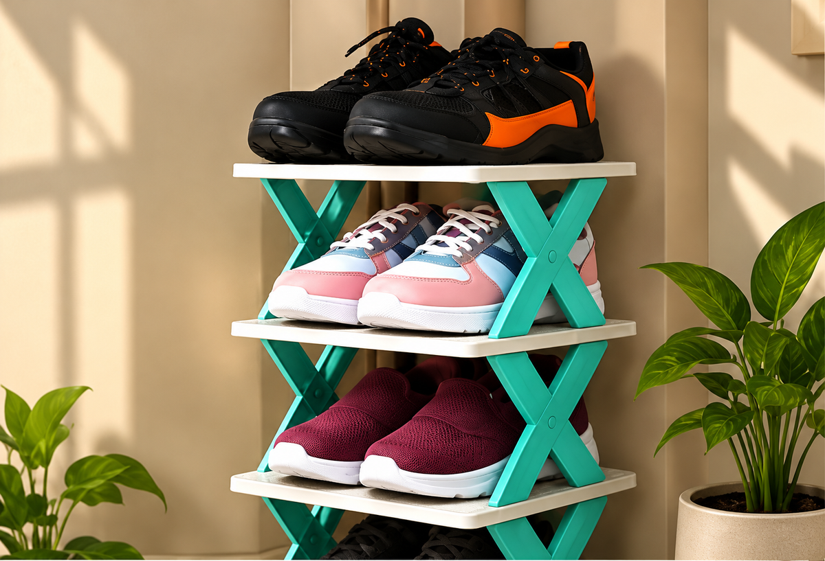 Tidyra Foldable Shoe Rack